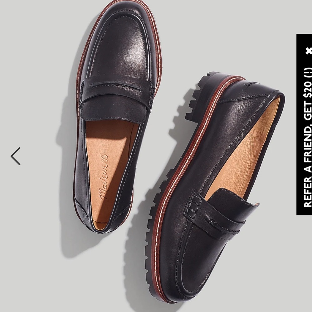 Madewell Corinne Lugsole Loafer - Worn 3 times